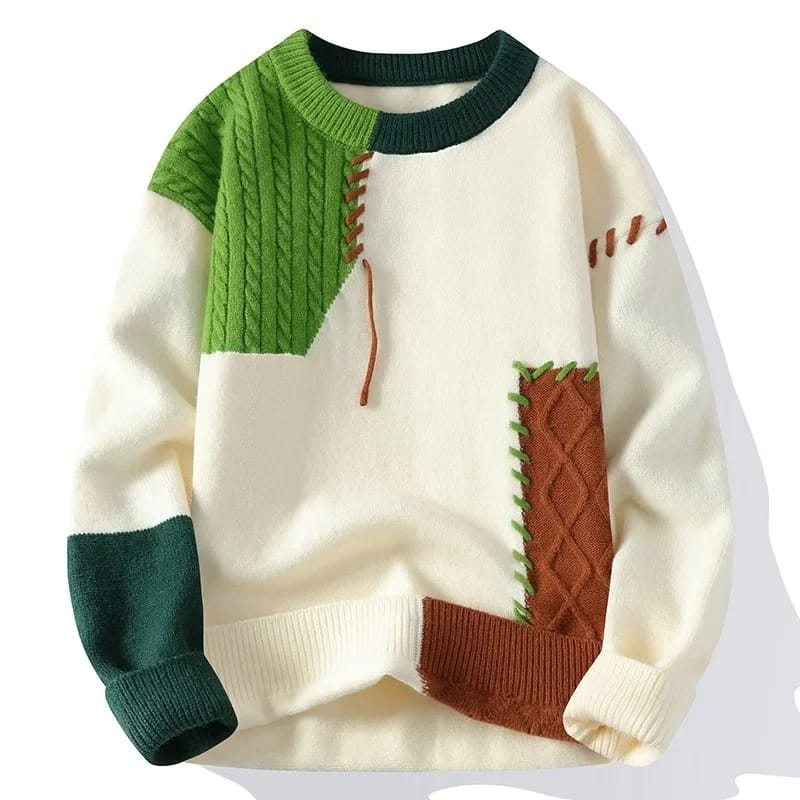André Ferran Patchwork Sweater