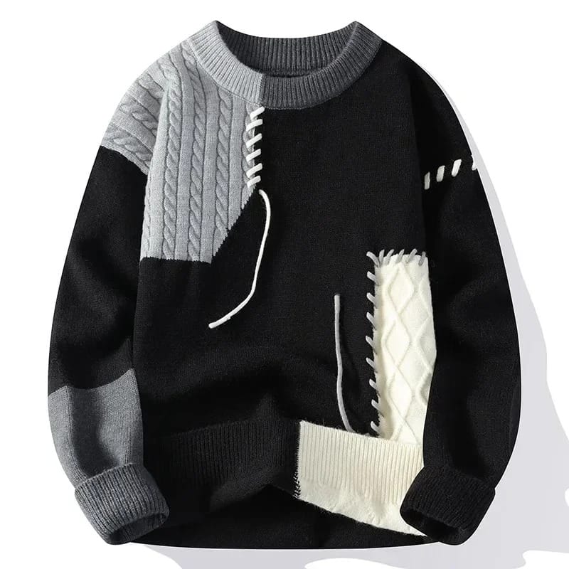 André Ferran Patchwork Sweater