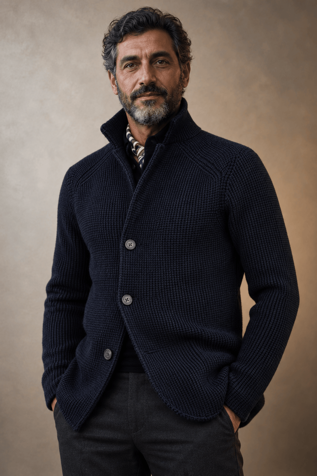 André Ferran Knitted Cardigan