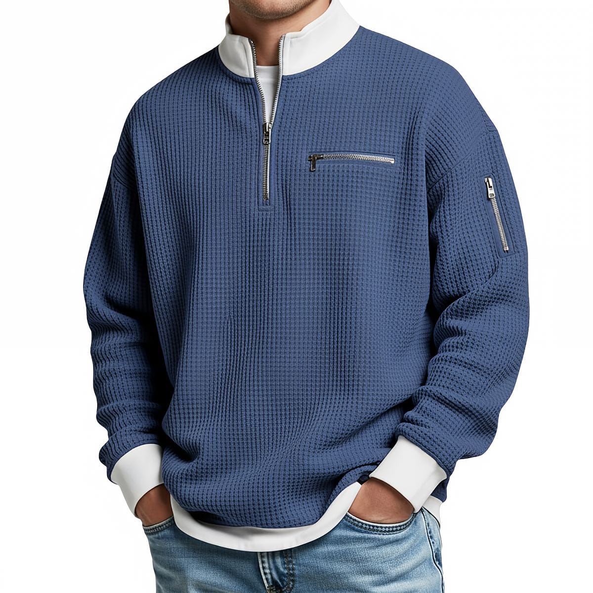 DONACCI Waffle Quarter-Zip