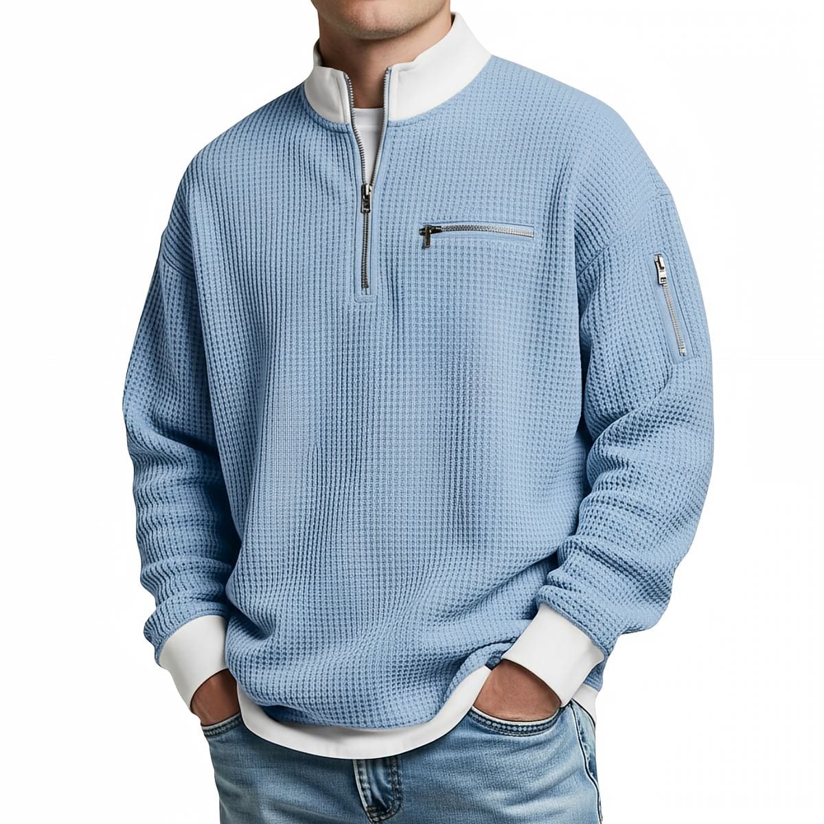 DONACCI Waffle Quarter-Zip