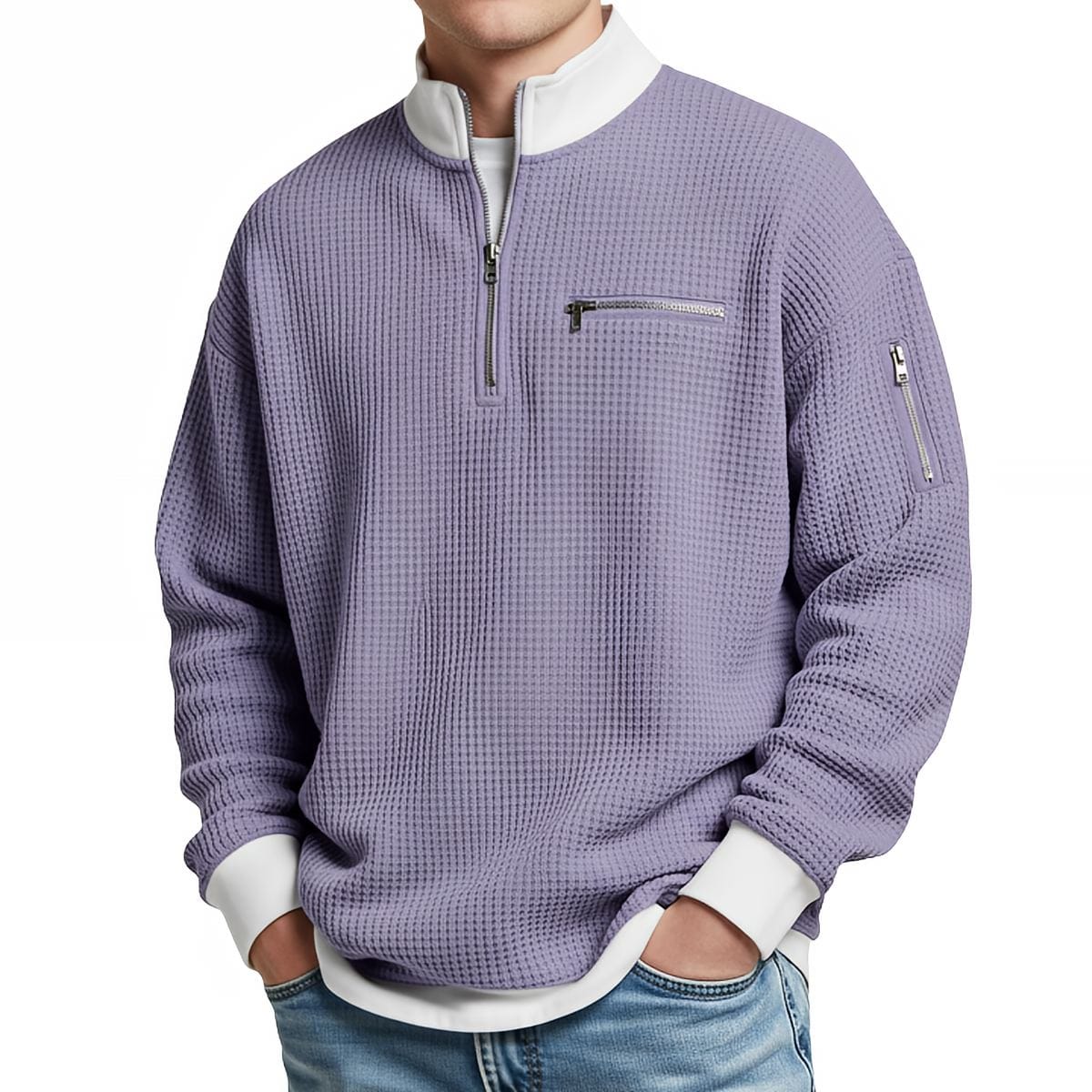 DONACCI Waffle Quarter-Zip