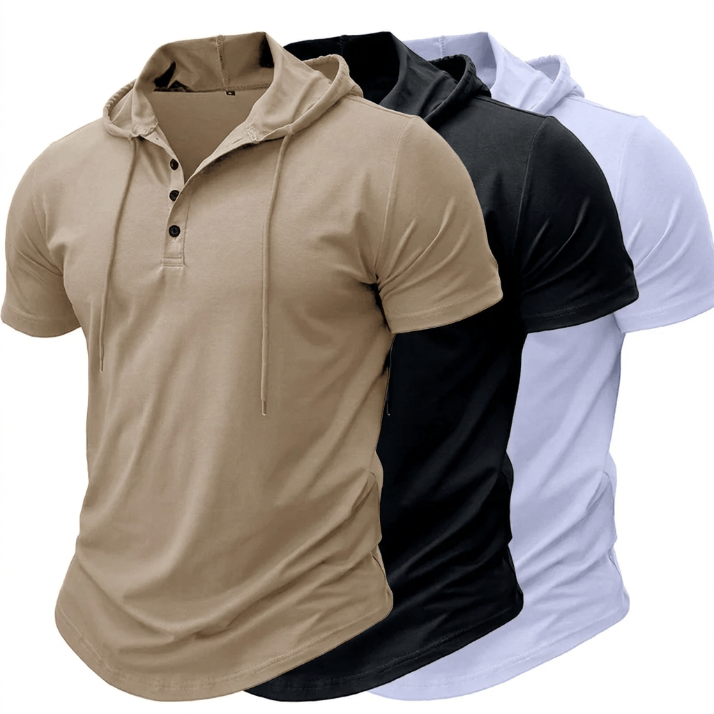 André Ferran Tyler Hooded Henley