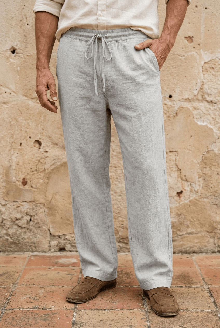 André Ferran Amalfi Linen Trousers