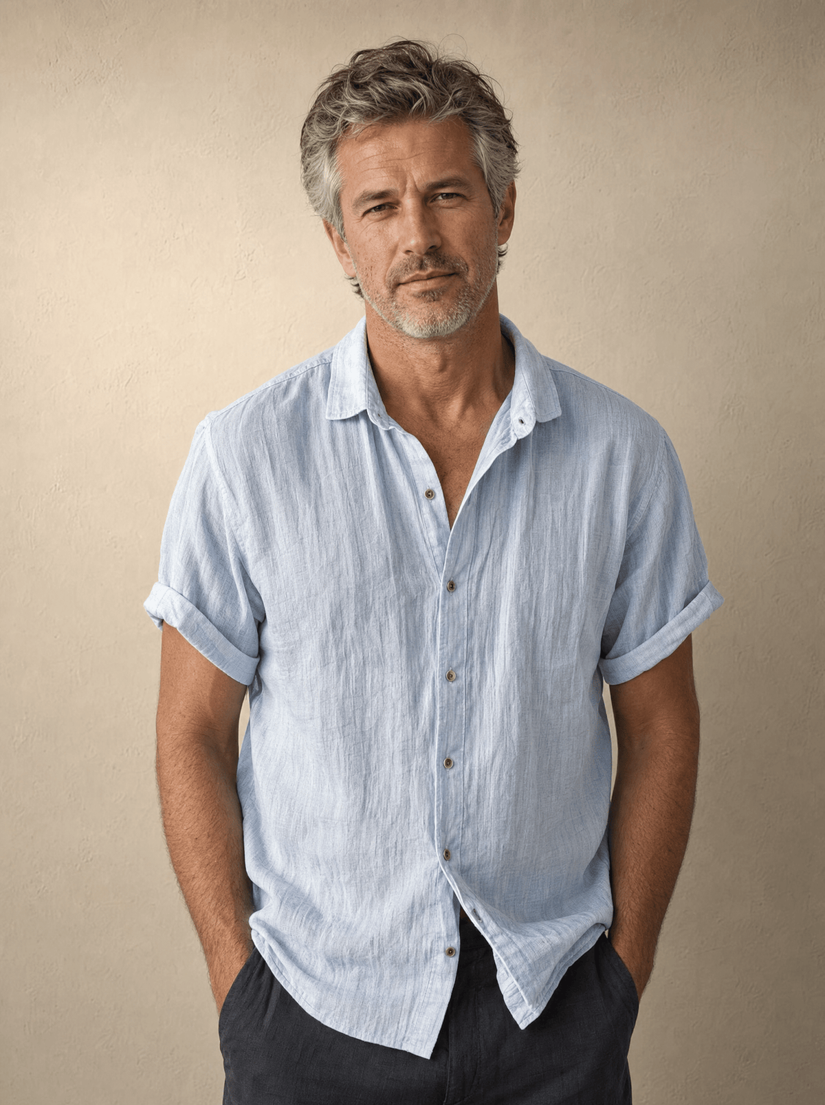 André Ferran Havana 100% Linen Shirt
