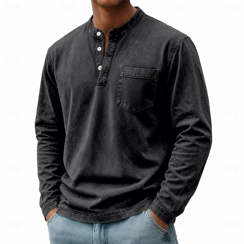 André Ferran Saltwater Long Sleeve Henley
