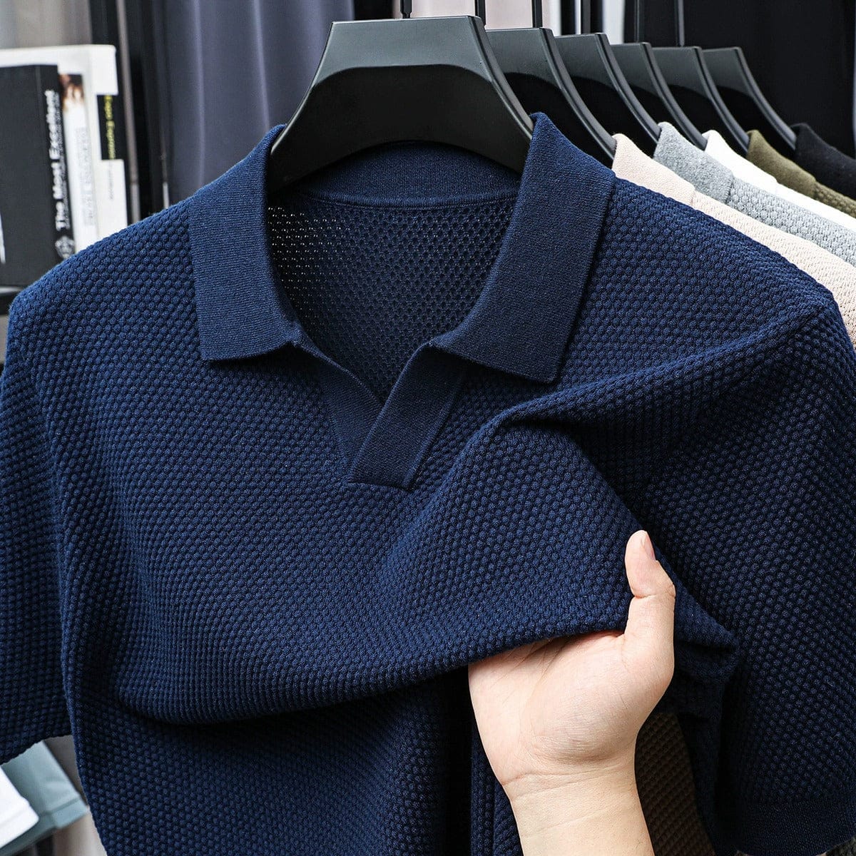 André Ferran Woven Prestige Polo