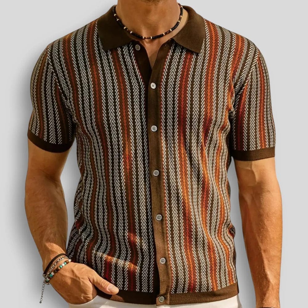 André Ferran Lorenzo Stripe Shirt