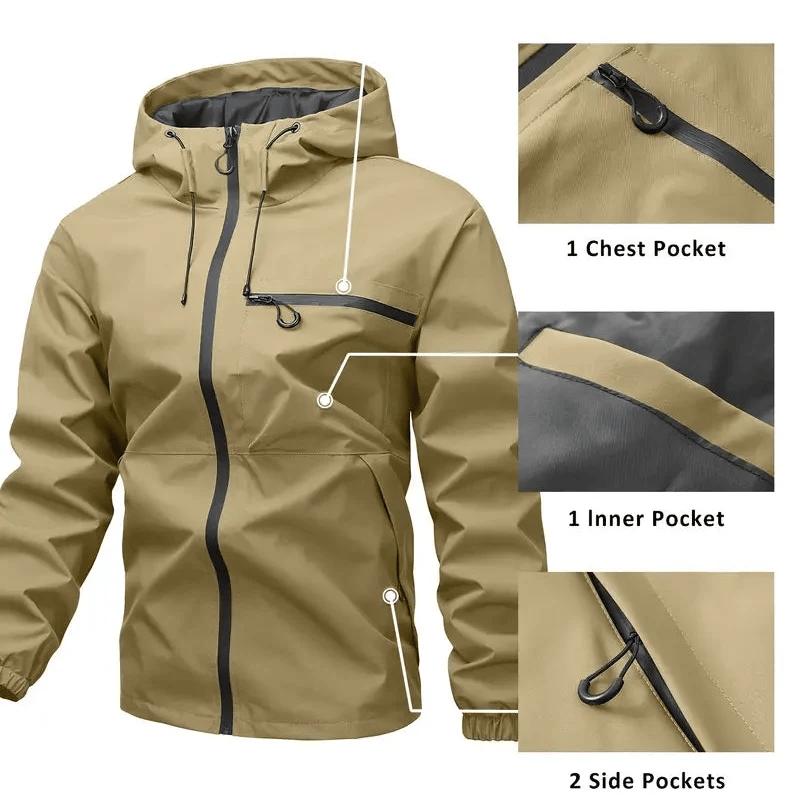 André Ferran All-Weather Hooded Jacket