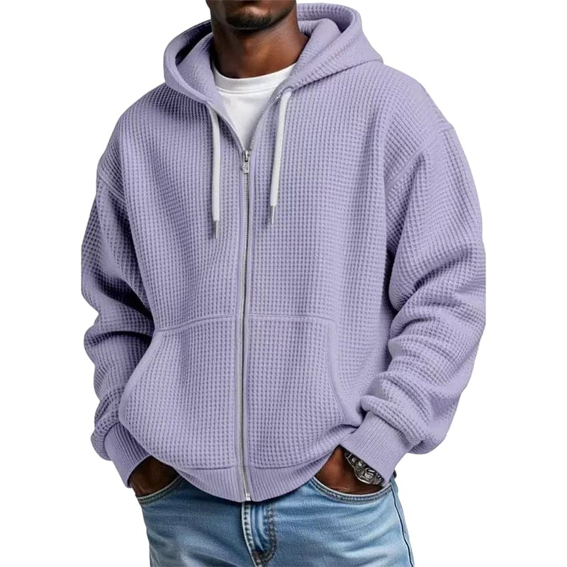 DONACCI Waffle Zip Hoodie