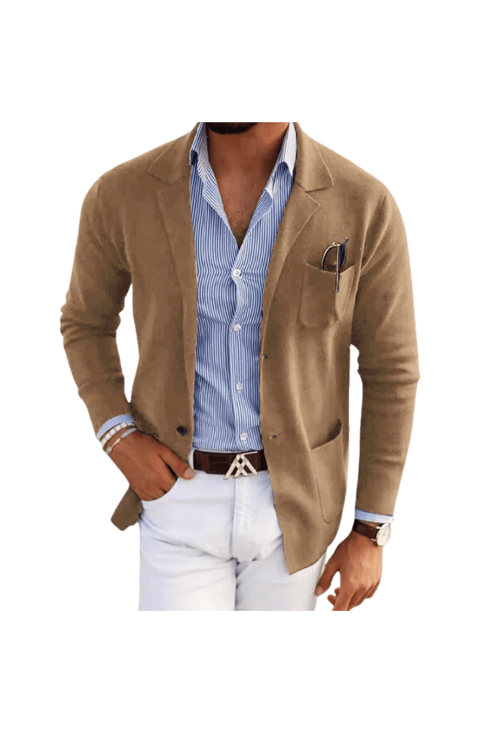 André Ferran Cotton Blazer