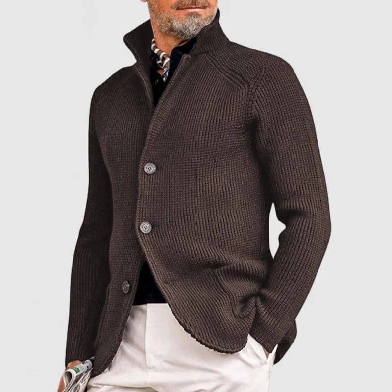 Marc™ | Strickjacke mit Stehkragen