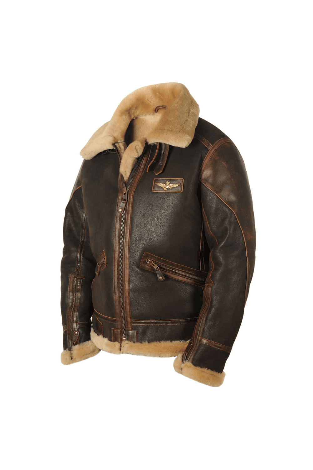 André Ferran Aviator Leather Jacket