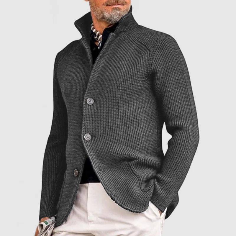 Marc™ | Strickjacke mit Stehkragen