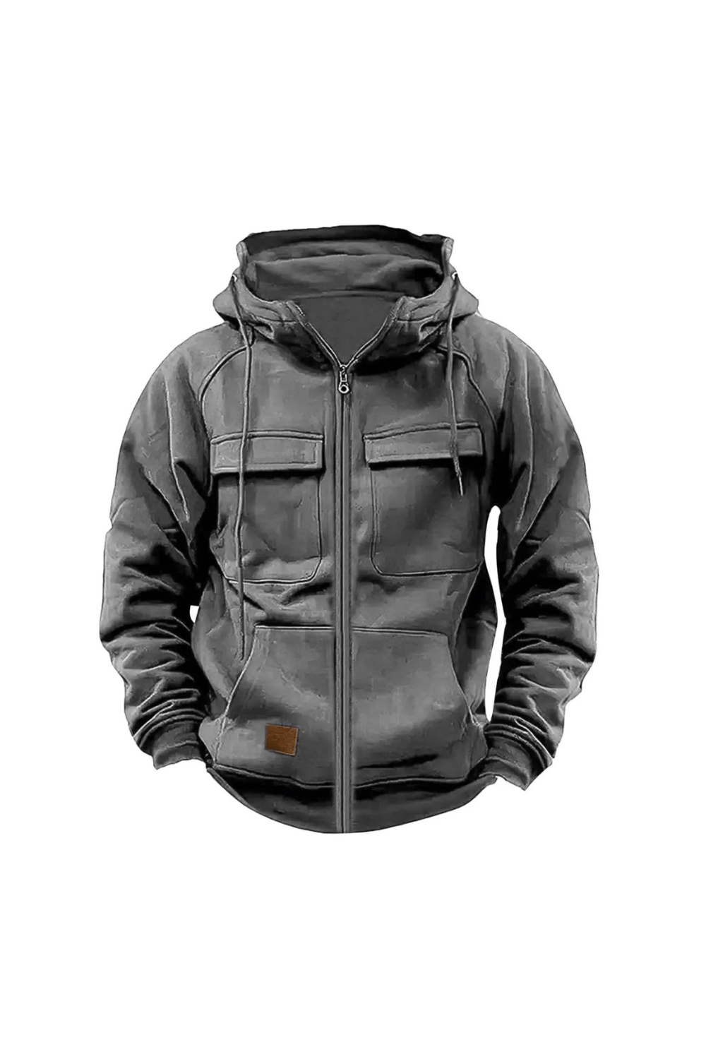 André Ferran Full-Zip Cargo Hoodie