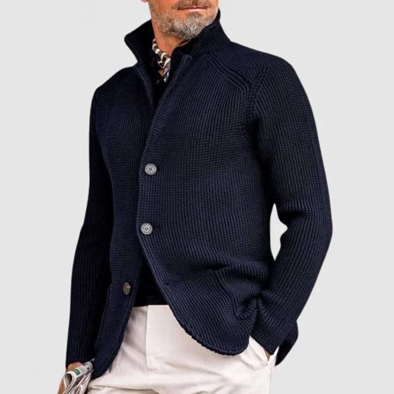 Marc™ | Strickjacke mit Stehkragen