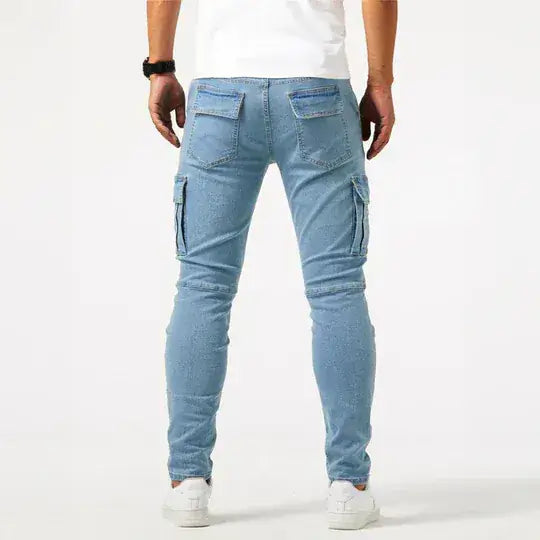 Jean Cargo en Denim André Ferran