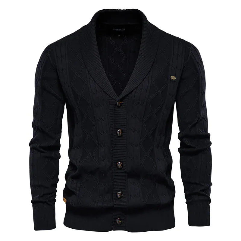Waldemar | Herren-Cardigan mit Knopfleiste