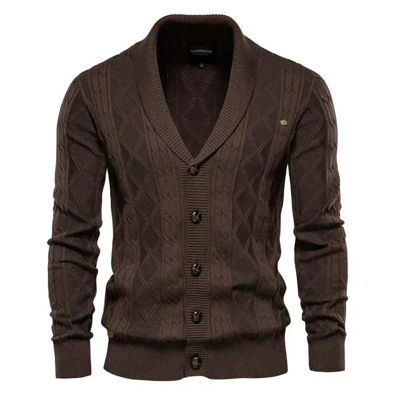 Waldemar | Herren-Cardigan mit Knopfleiste