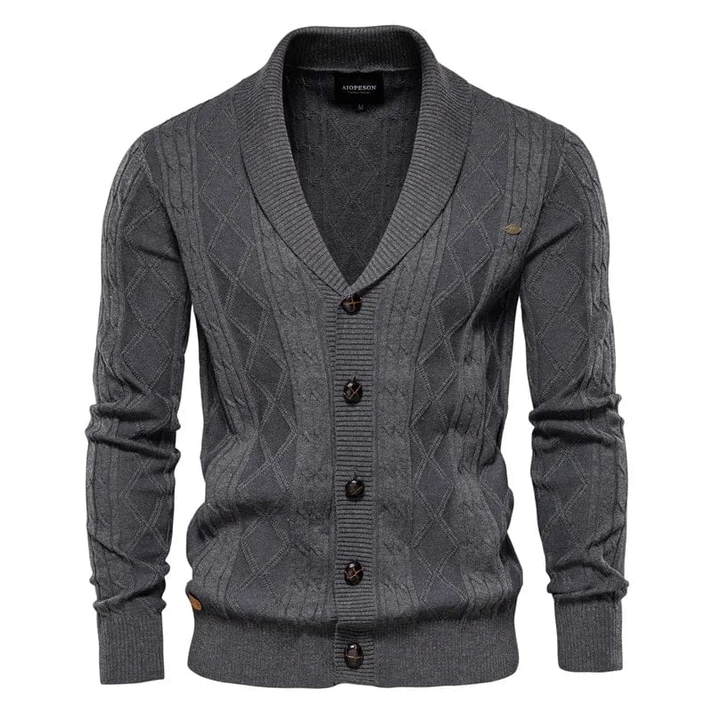 Waldemar | Herren-Cardigan mit Knopfleiste