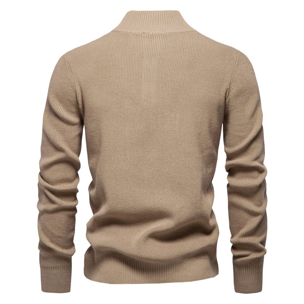 Konrad | Stilvoller Herrenpullover mit Knopfdesign