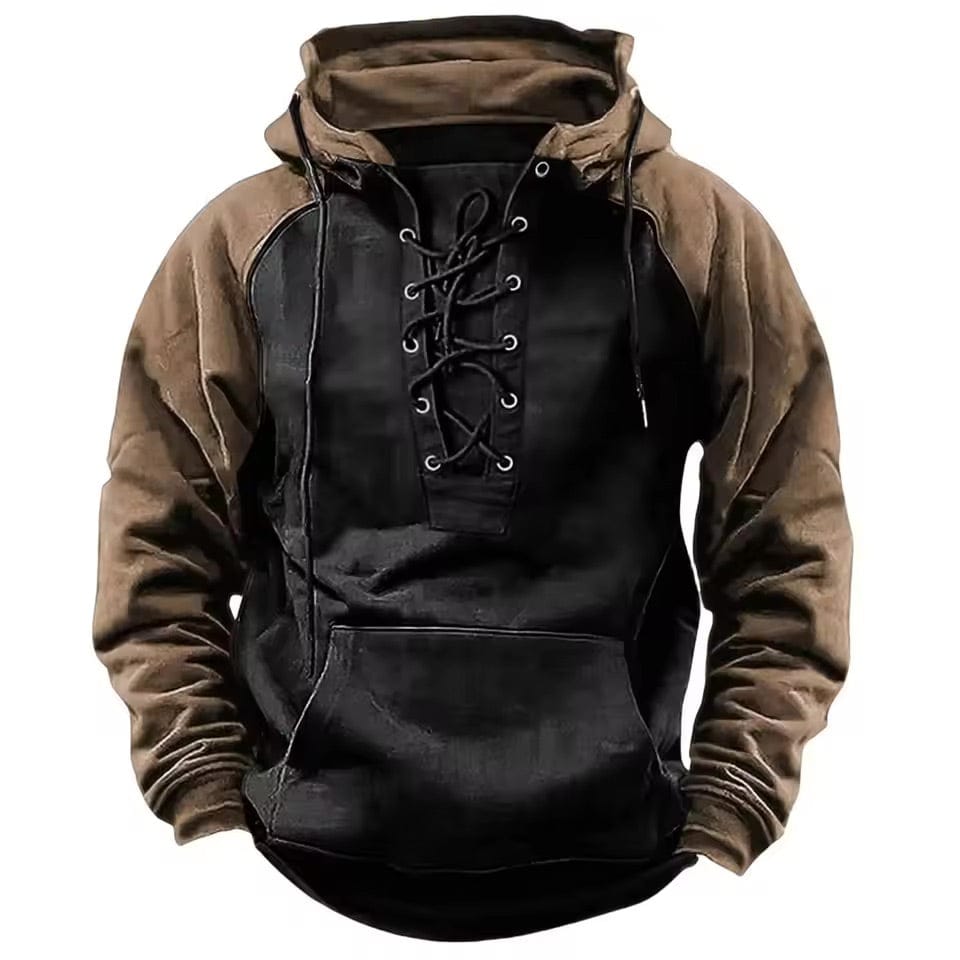 André Ferran Two-Tone Viking Hoodie