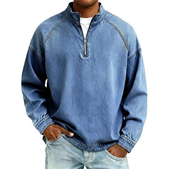 André Ferran Saltwater Zip-Sweater