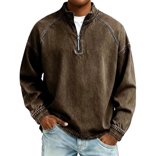 André Ferran Saltwater Zip-Sweater