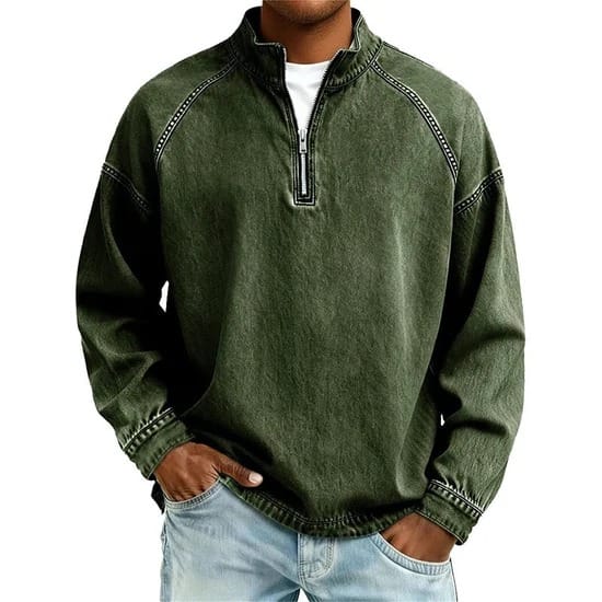 André Ferran Saltwater Zip-Sweater
