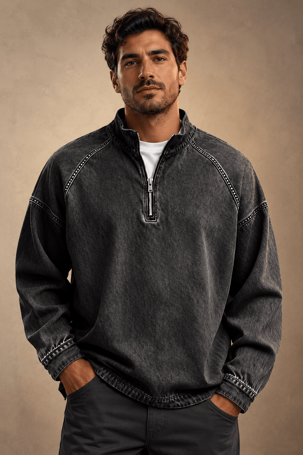 André Ferran Saltwater Zip-Sweater