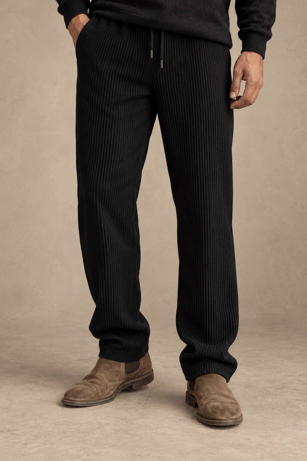 André Ferran Valerio Ribbed Pants