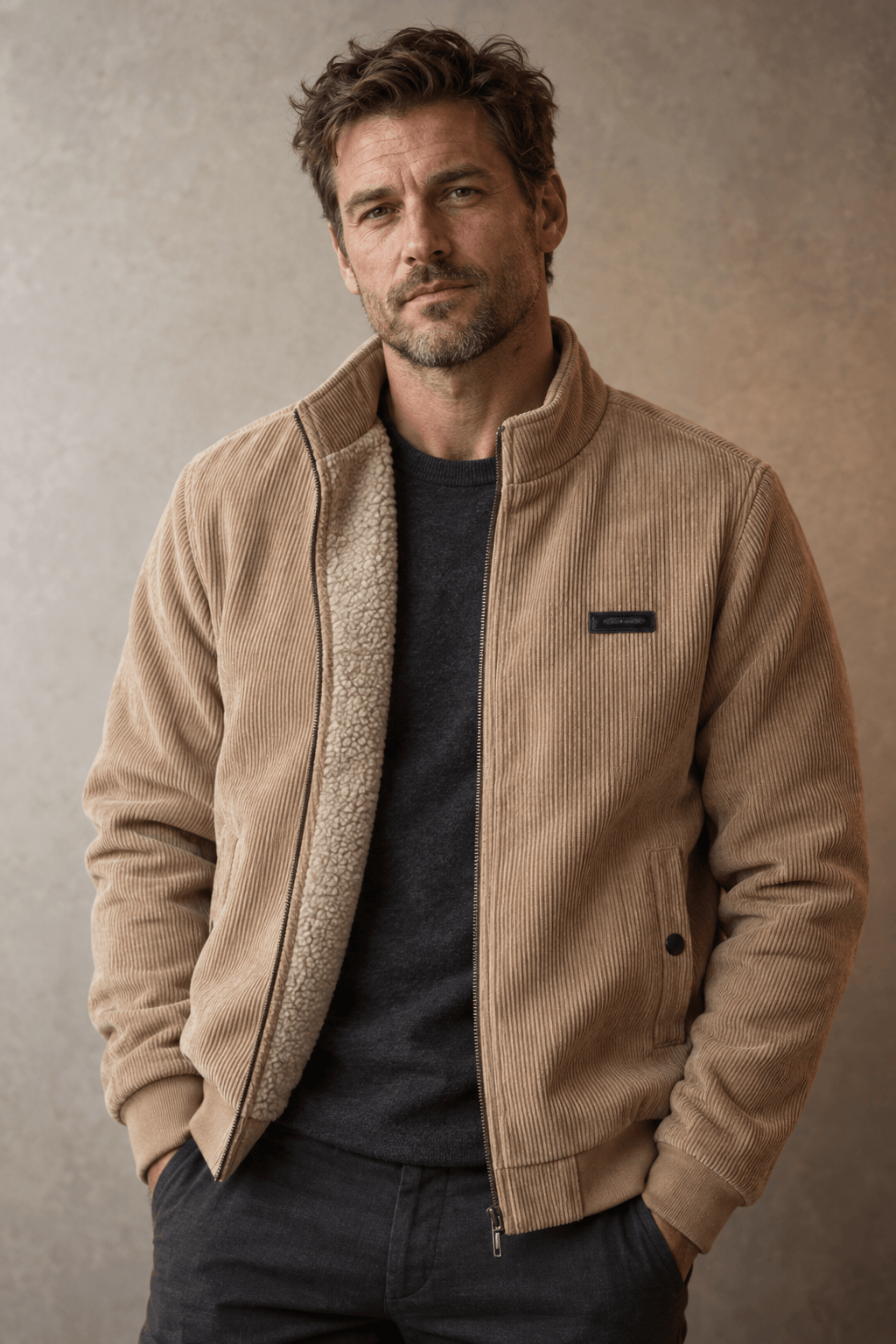 André Ferran Sherpa Corduroy Jacket