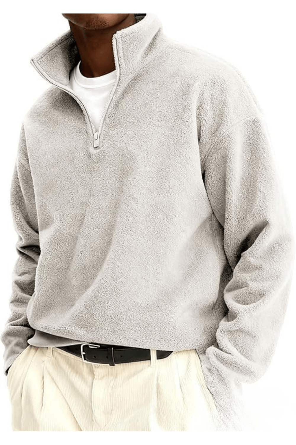 André Ferran Sherpa Quarter-Zip Pullover