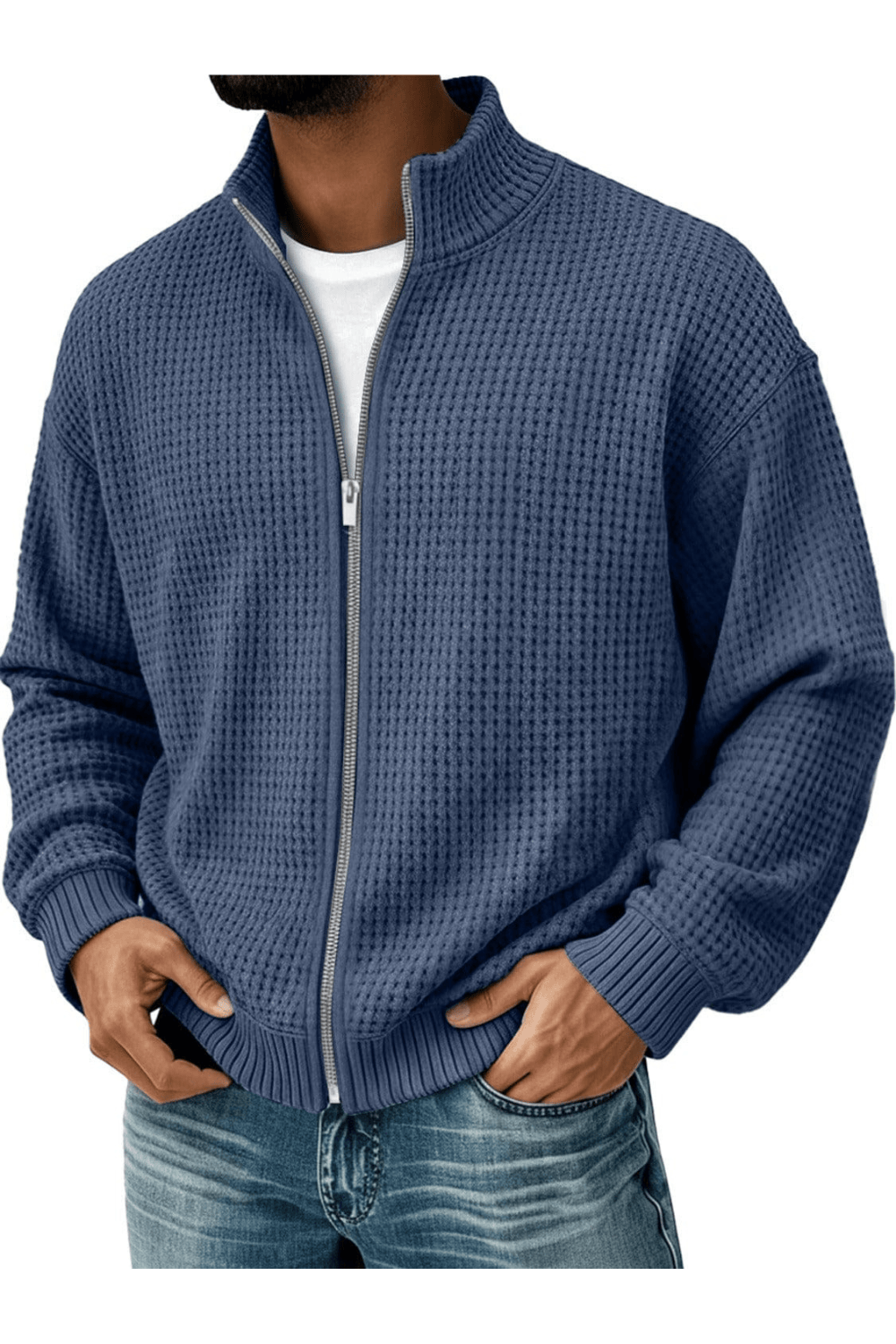 André Ferran Waffle Bomber Jacket