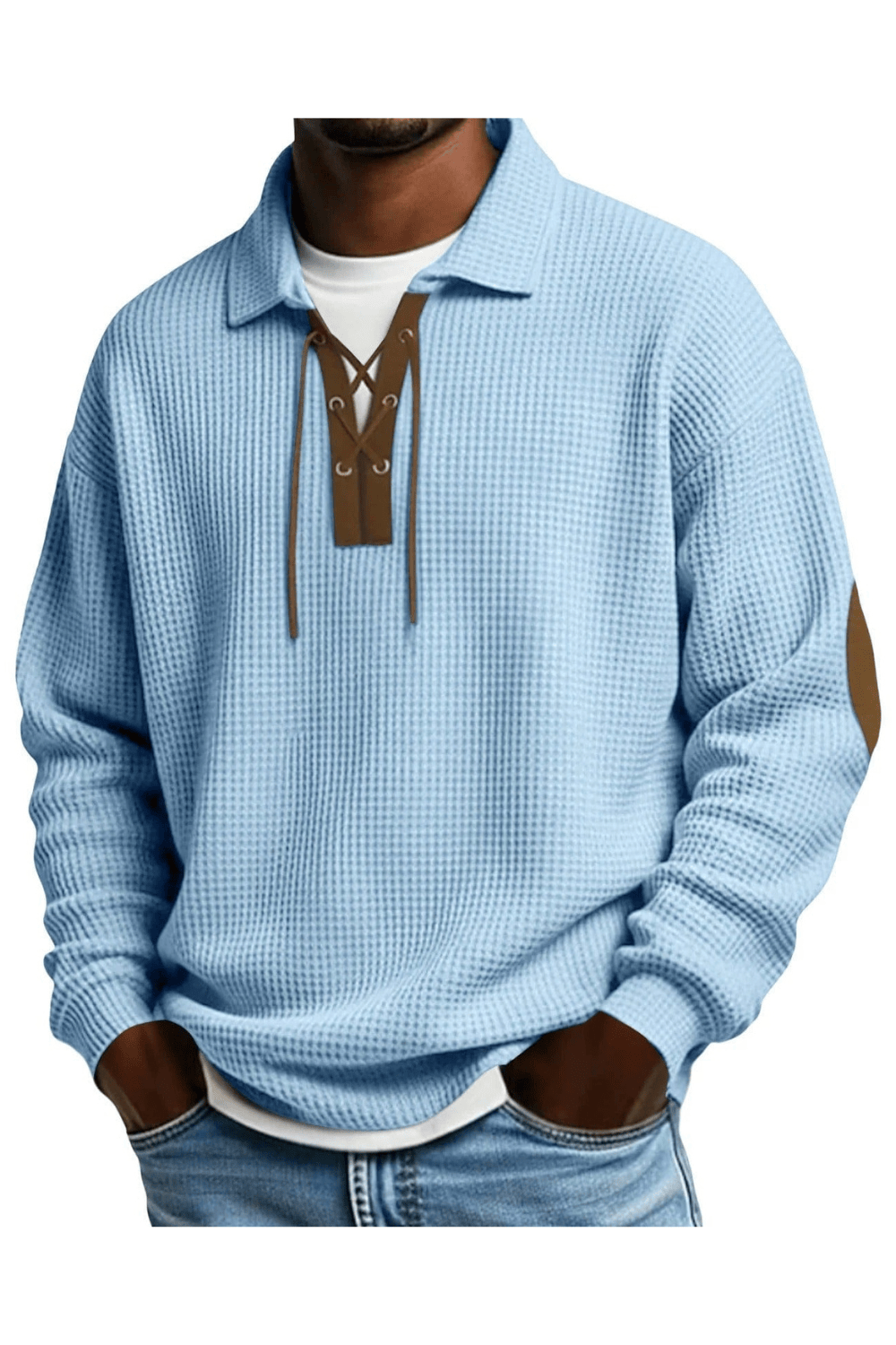 André Ferran Viking Waffle Pullover