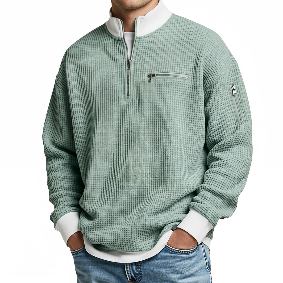 DONACCI Waffle Quarter-Zip