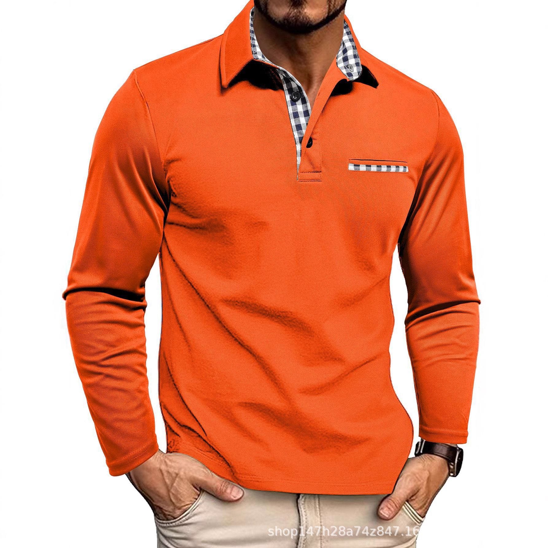 Poloshirt met lange mouwen