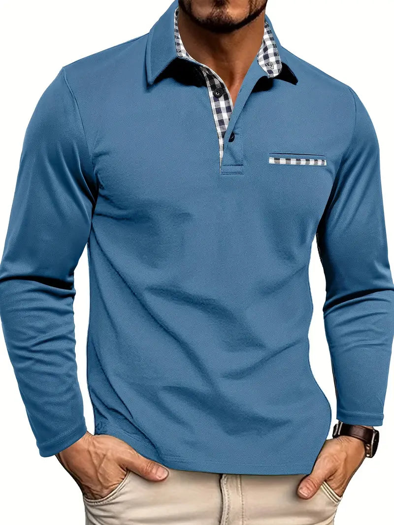 Poloshirt met lange mouwen