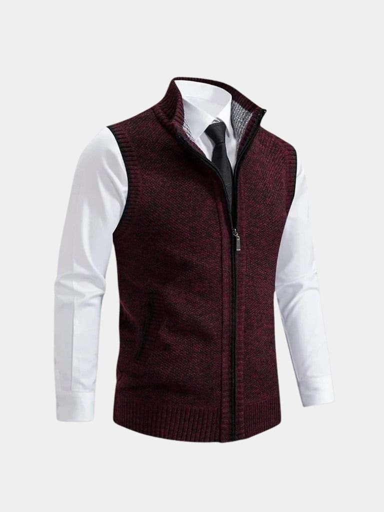 Gilet Elegante con Zip Intera - Viretti
