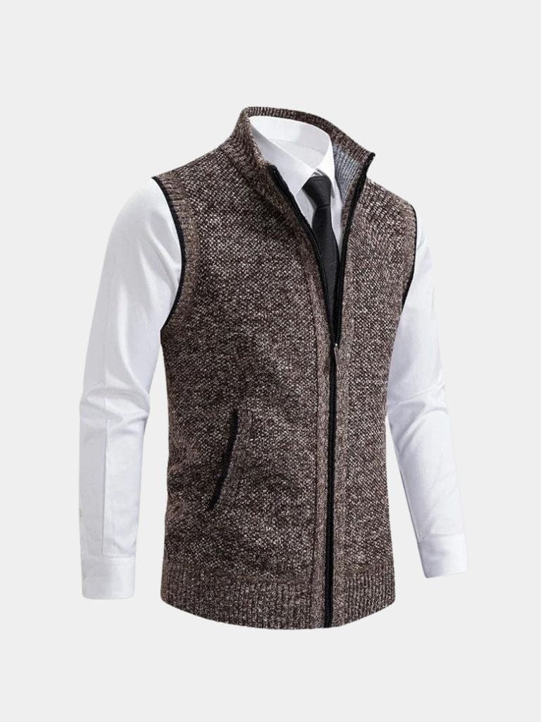 Gilet Elegante con Zip Intera - Viretti