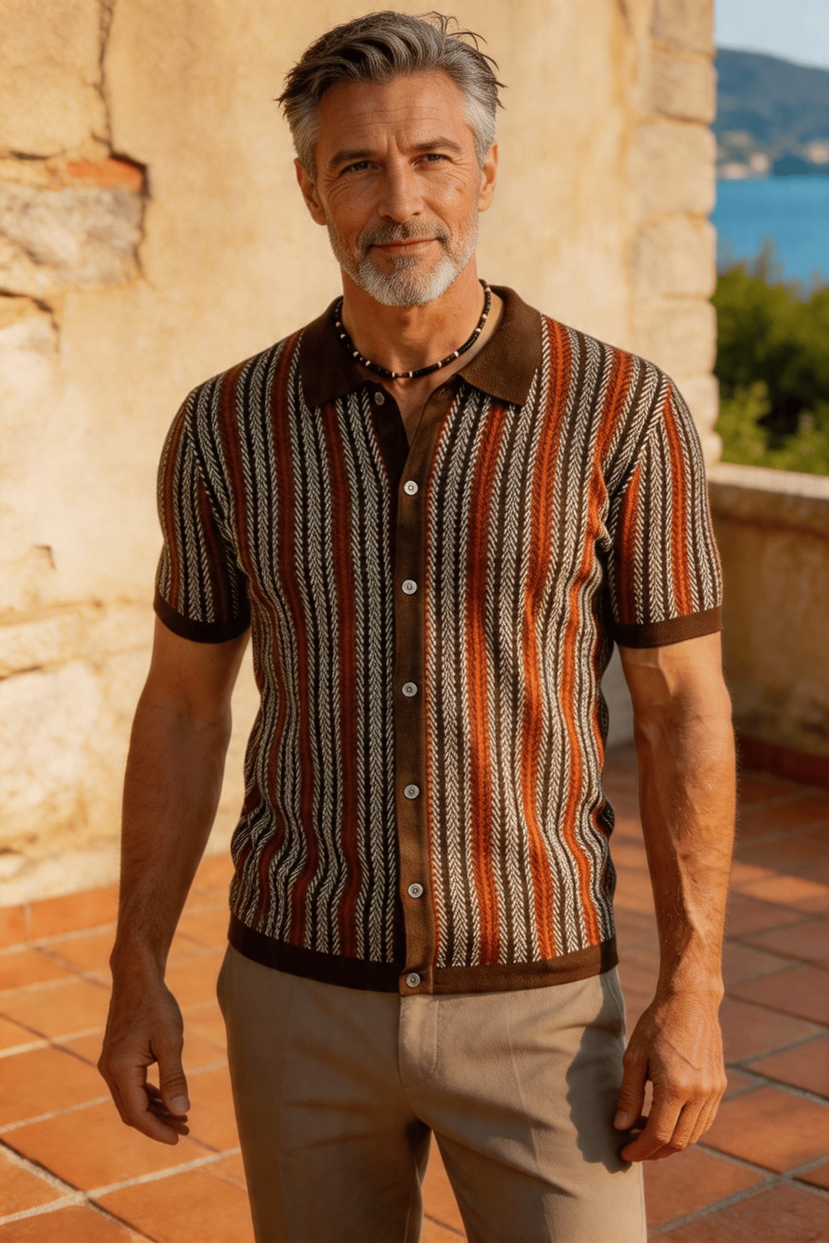 André Ferran Lorenzo Stripe Shirt