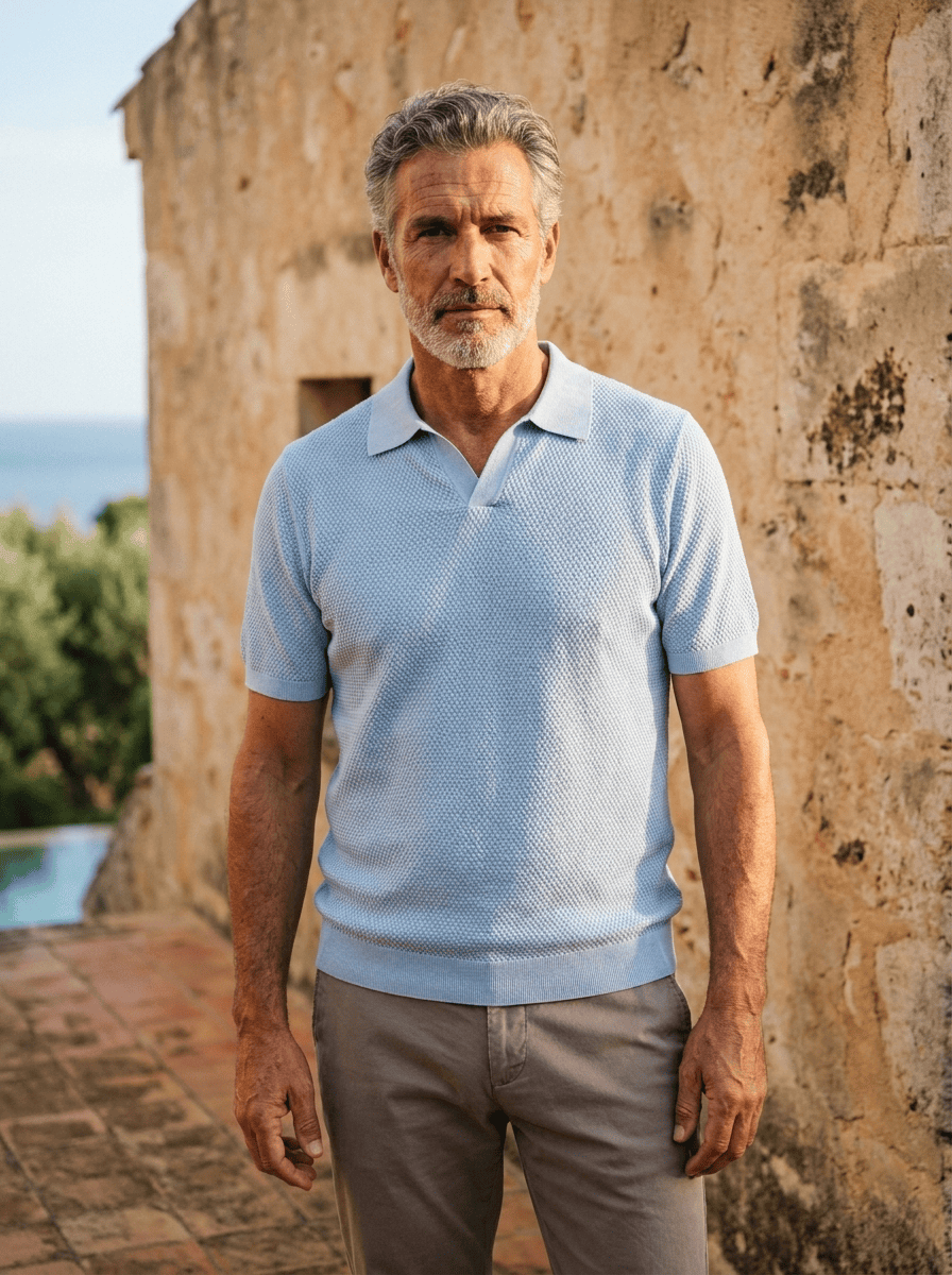 André Ferran Théo Polo-Hemd