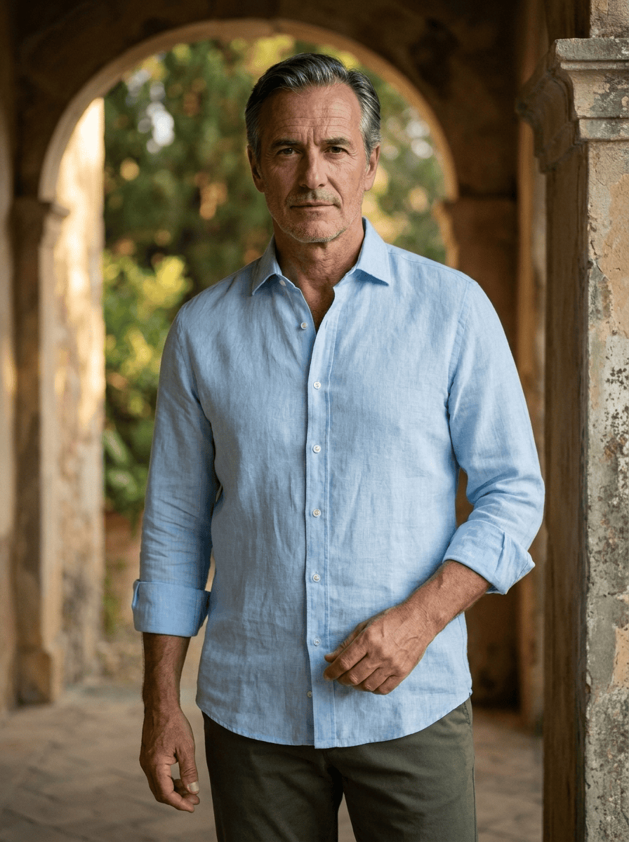 André Ferran Bernard Linen Shirt