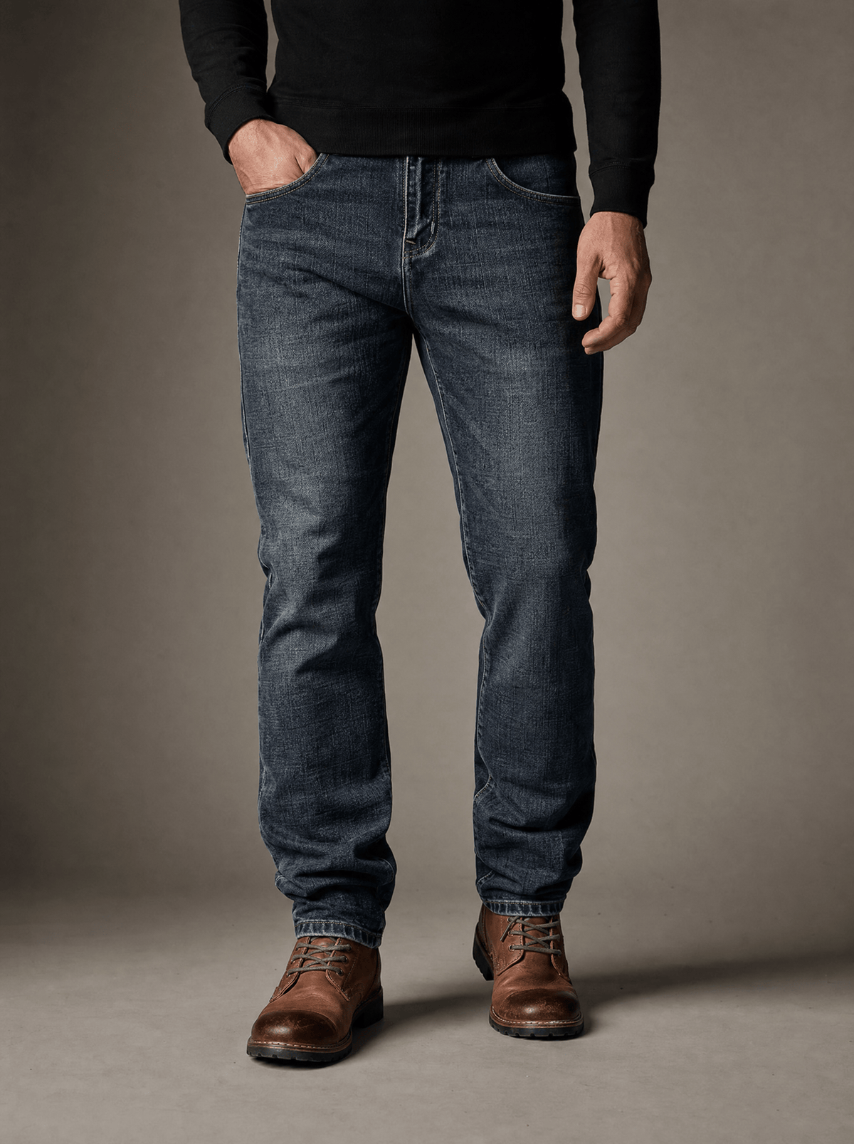 André Ferran Stretch-Denim Jeans