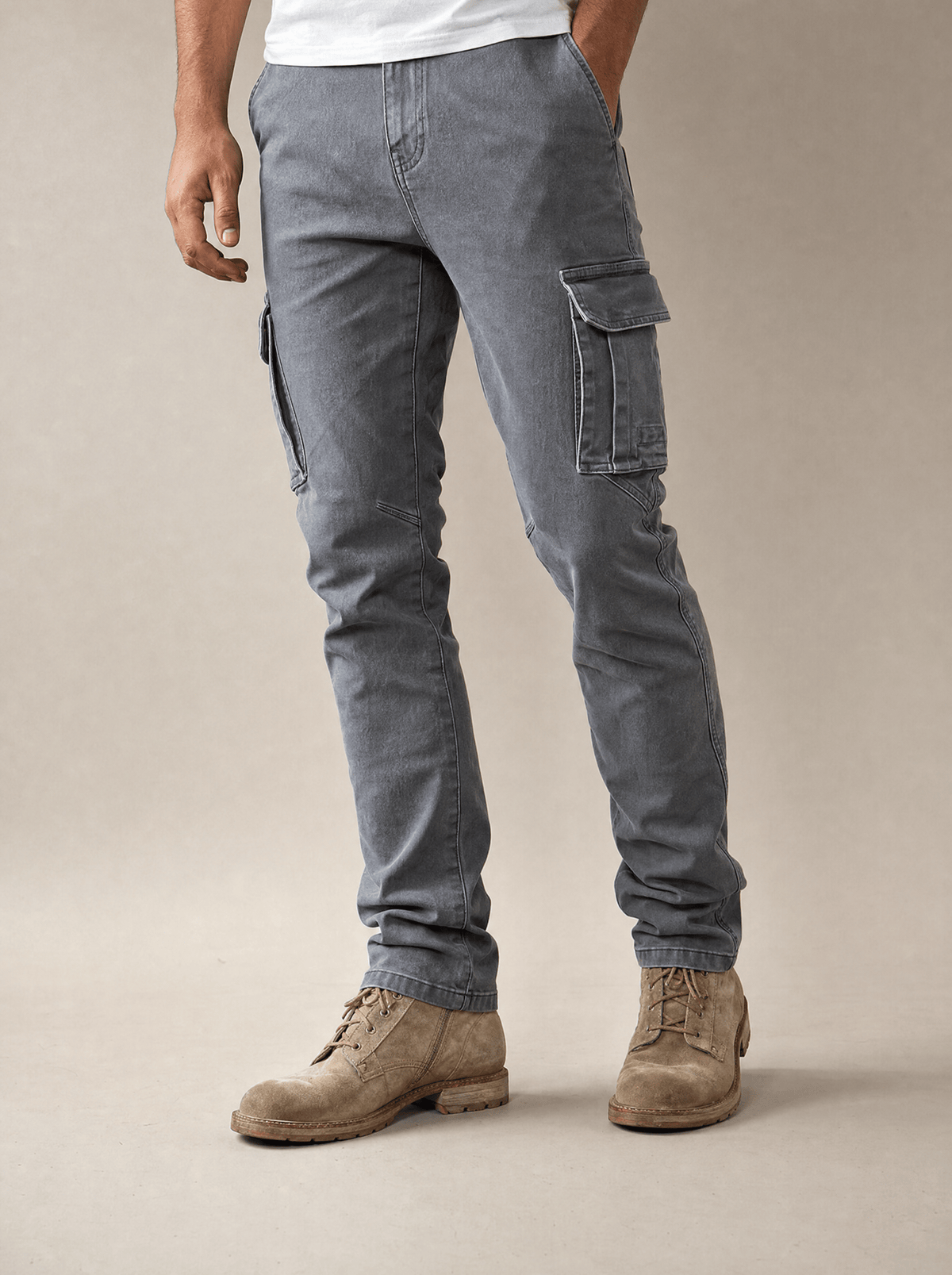 André Ferran Cargo Denim Jeans