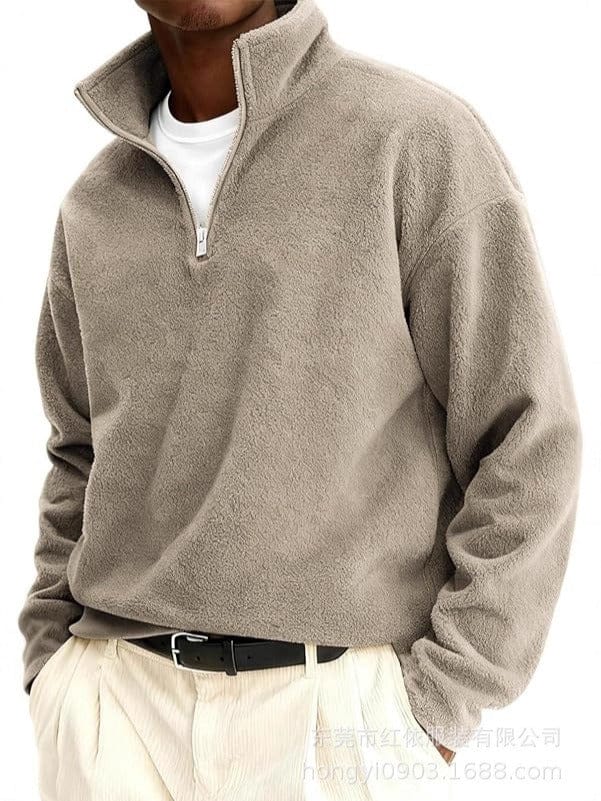 André Ferran Sherpa Quarter-Zip Pullover