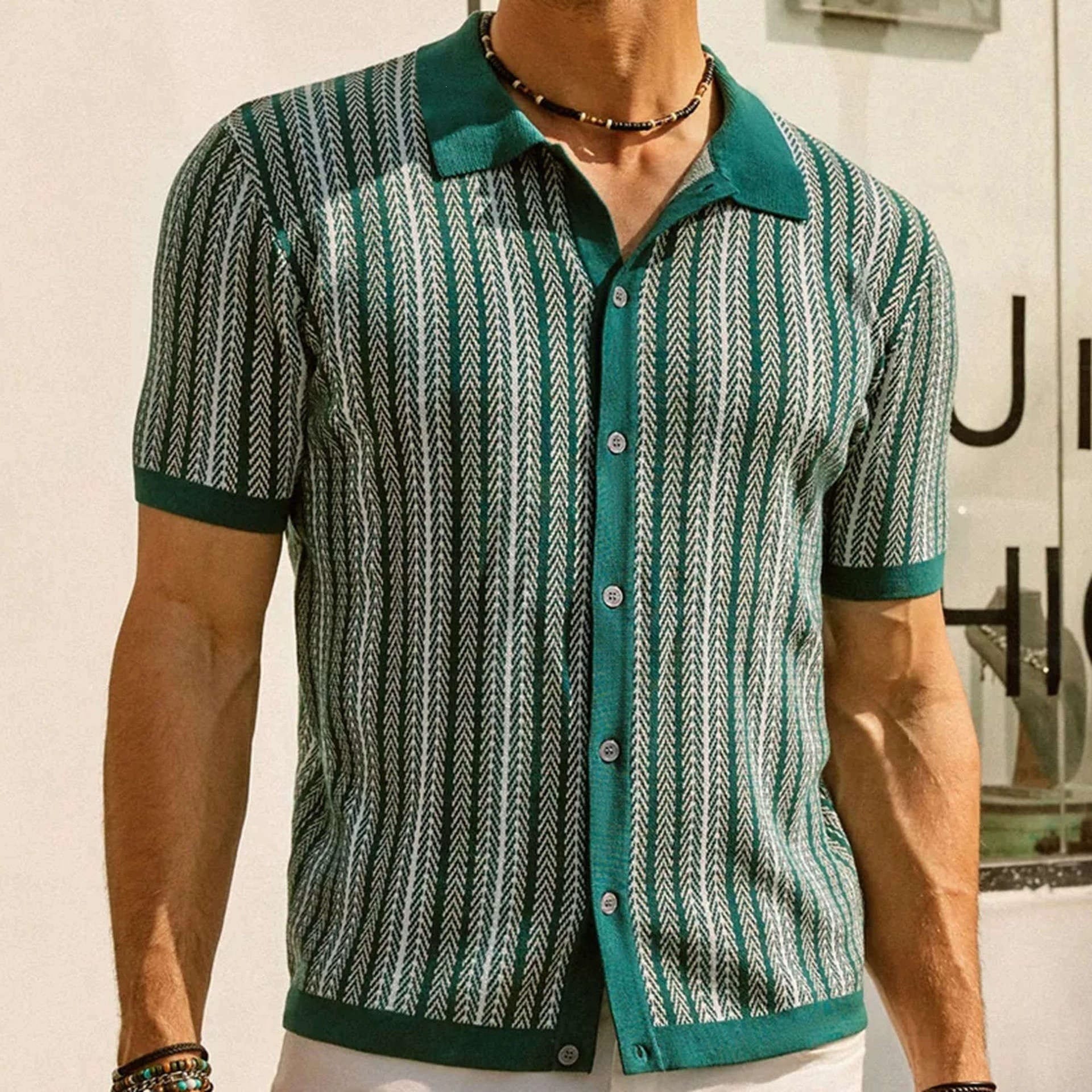 André Ferran Lorenzo Stripe Shirt