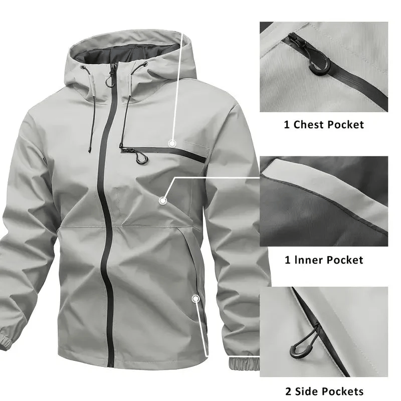 André Ferran All-Weather Hooded Jacket