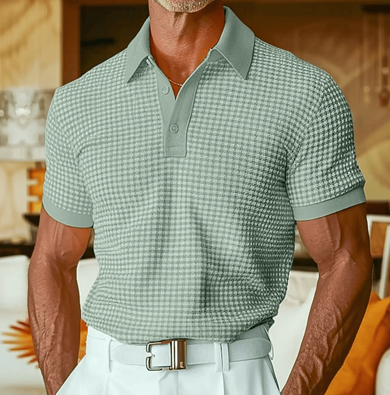 Polo a quadri di André Ferran