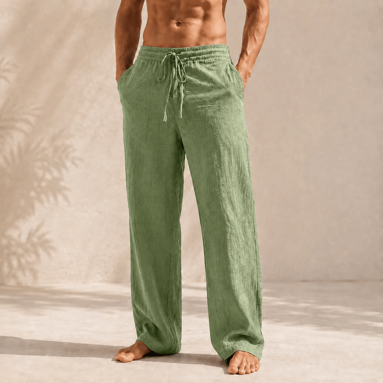 André Ferran Amalfi Linen Trousers